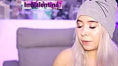 Valentina Blonde Bombshell Begs for Daily Orgy Cum Coverage!