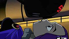 Teen Titans Raven Takes Brutal Cumshot Poundings!
