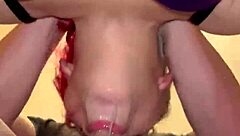 watch me gag on cock with sloppy saliva deepthroat and cum!
