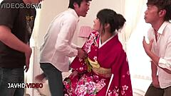 Hot milf cosplay blowjob then hardcore grup creampie sex fest!!