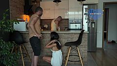 Cheating Wife Deepthroats Best Friend's Huge Cock For Creampie Cuckold Cumshot!