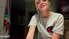 that sassy petite kinky blonde teases juicy tits and wet pussy so good