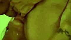 gorgeous milf penny barber and romy rain share lesbian strapon ride in garage