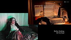 check out this bbw brunette with big naturals playing alan wake 2 naked