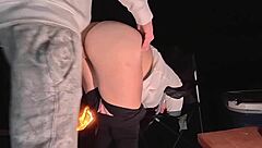 Wife Bent Over for Sneaky Big Cock Doggystyle at Campsite