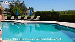 husband transformed into bound latex wife in pink stuff bondage