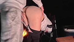 Wife Bent Over for Sneaky Big Cock Doggystyle at Campsite