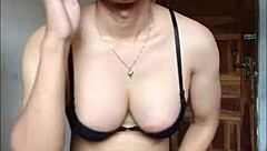 i stroke my big tits and explode cum everywhere