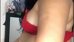 latina amateur shakes her homemade curves dancing just for you