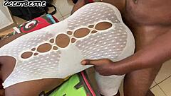 HD HOMEMADE GIRLFRIEND BENT OVER FOR DOGGYSTYLE POUNDING BY MONSTER BBC!