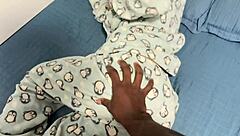 i caught my stepdad watching porn door open and seduced him hard with my tight pussy