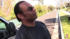 Gorgeous chunky brunette reyna cruz with big tits and nipples rides cowgirl deepthroats licks pussy missionary tight fuck