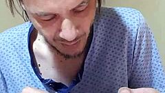 In chapter 24 she finally says I love you to him casually