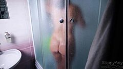 omg this experienced french milf with sporty ass and big natural saggy tits teases flashes and fucks outdoors in pantyhose for voyeurs.