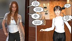 at the office party things heat up in chapter 06b with tricks unfolding