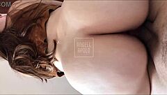 Pretty young submissive Latina with big ass and natural tits kneels for fetish play complete video