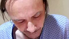 In chapter 24 she finally says I love you to him casually