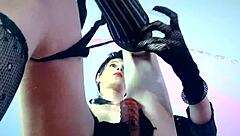 shemale dreams of guys cums in glass drinks it all yummy 💦🥛