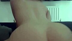 omg this slutty british girlfriend is so horny masturbating with dildo on webcam 😩🍆