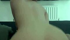 omg this slutty british girlfriend is so horny masturbating with dildo on webcam 😩🍆