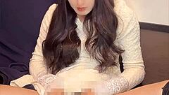 cute ladyboy in mini dress masturbates her ass quietly