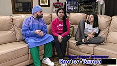 ready for dr tampa's pre-employment physical with alix avery's anal fingering?