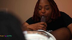 slutty kittylove moans as bbc fills her throat then rips clothes for dripping pussy pounding and squirting