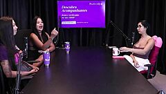 Morena Safada's Perky Tits and Wet Pussy Tease After Begging for Cock on Sheer Red