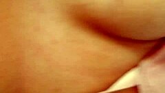 Latina Fingers Juicy Tits in Grandma's Living Room