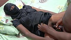 Petite ebony teen girlfriend homemade sex with friend, so sexy.