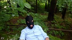 Wanking Hard in Rainy Public Spot Craving That Risky Thrill!