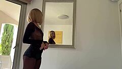 Stepdaughter teases stepdad: party or pussy?