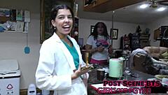 I'm the twisted podiatrist making Macy Divine's feet beg for my fetish touch