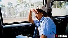 damn this curvy colombian got fucked outdoors by fake boss after massage 😈🍑🇨🇴💦