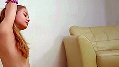 Hey, check out adorable Laura Hogan fingering in yoga pose