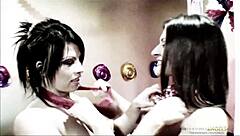 Two Chicks Fiercely Suck And Ride Big Cocks Hard