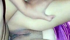 asian couple films her taking hot cumshot right on the armpit.
