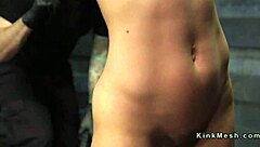 spider gagged blonde slave spanked hard whoa 😈🔥💦