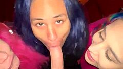 curvy asian milfs surprise guy on boat suck deepthroat his monster cock