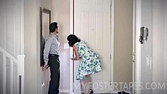 Joslyn James Succumbs to Huge Cock Curiosity in Bedroom Bang!