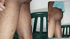 ever wonder how that black dildo feels sliding deep in my ass on this chair