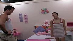 julisa delor teases with her tight body around a stiff rod