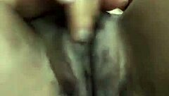 Ebony Fingers Dripping Pussy To Explosive Squirting Climax