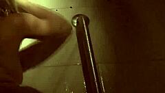 dahlia's blonde teen tits and shaved pussy tease in slow naughty shower play