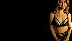 ever wondered how a perfect stocking blonde fucks wildly in total darkness?