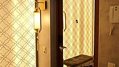 Pretty Young Brunette In Red Passionately Meets Guy