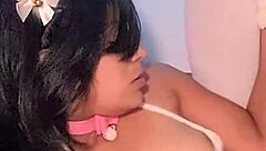 amateur colombian brunette milf with huge natural tits and small waist moans as she's fucked hard in bedroom