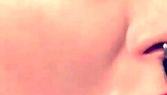 i can't decide... more spit drooling down or just keep deepthroating that cock