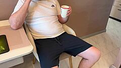 stepson sneaks in for taboo massage fun with russian stepmom amateur style