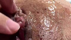 Homemade Asian Wife's Shaved Pussy Gets Fucked Close-Up Today